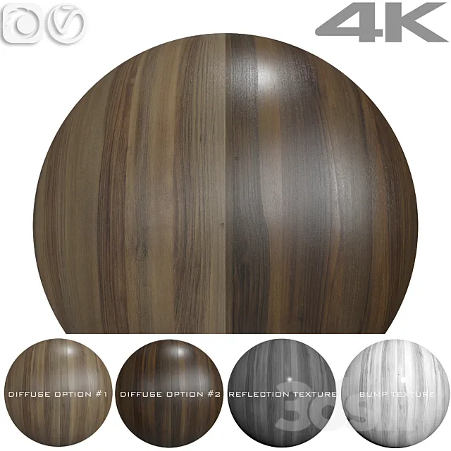 Seamless textures – WALNUT 3D Model