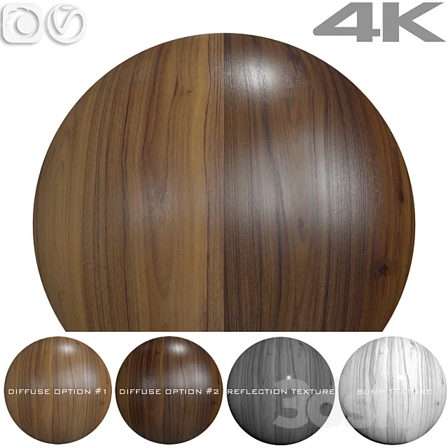 Seamless textures – WALNUT 3D Model