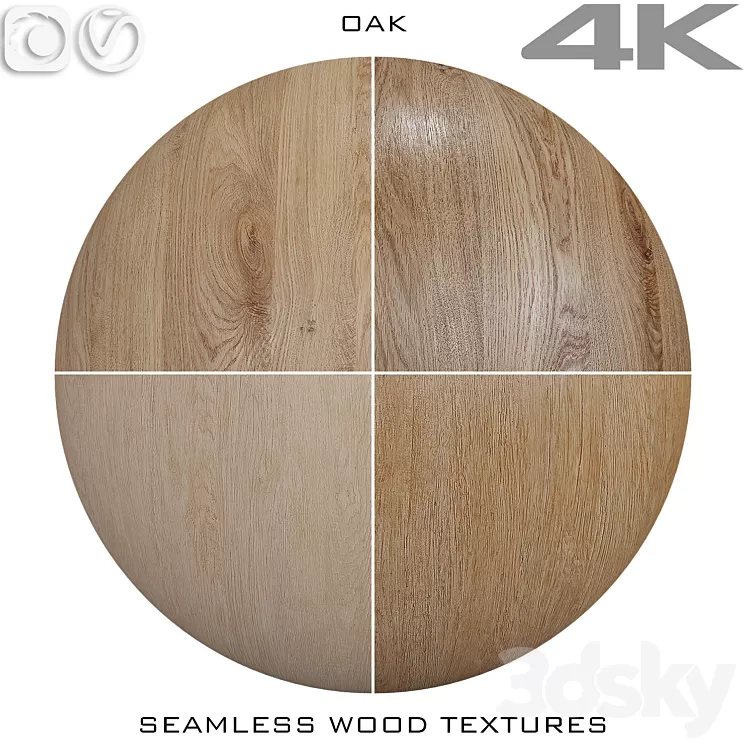 Seamless wood texture – Oak №4 3D Model Free Download