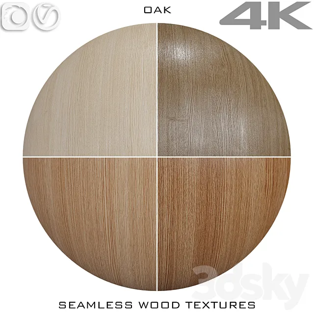 Seamless wood texture – Oak №7 3D Model