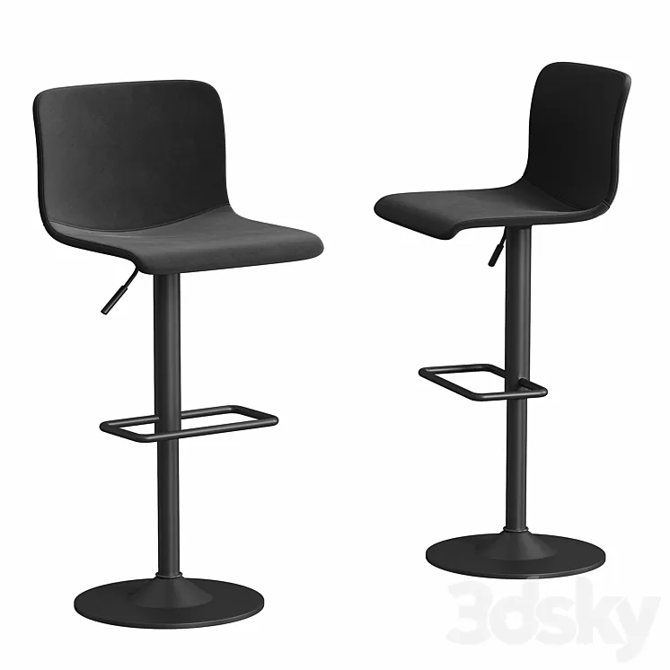 Sean bar stools 3D Model Free Download