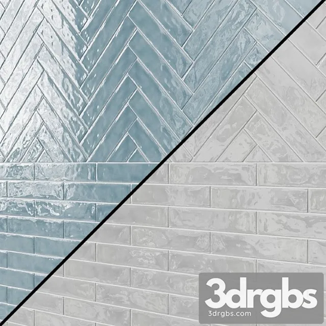 Seaport polished ceramic tile 3D Model Download