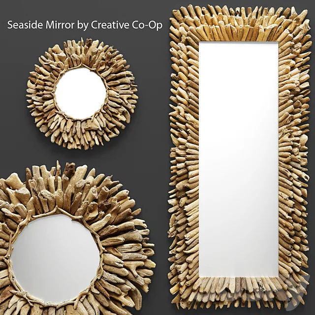 Seaside Mirror by Creative Co-Op 3DModel