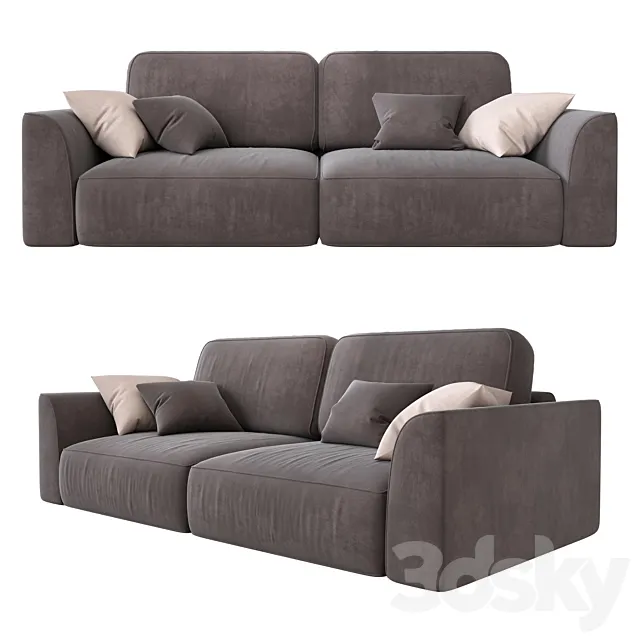 Seattle Sofa Bed 3D Model