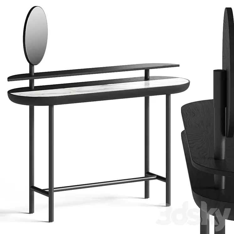 Secolo Apollo Dressing Table 3D Model Free Download
