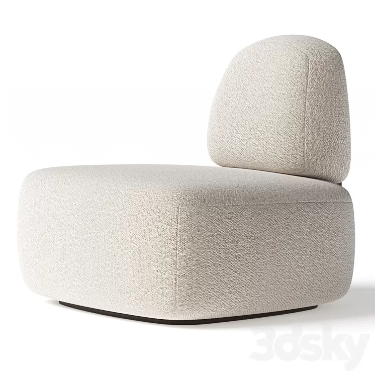 Secolo Cloud Boucle Clip Armchair 3D Model Secolo Cloud Boucle Clip Armchair 3D Model
