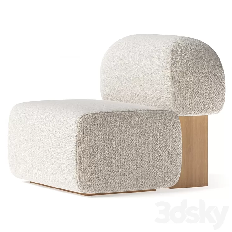 Secolo Cloud Boucle Yemeni Armchair 3D Model Secolo Cloud Boucle Yemeni Armchair 3D Model