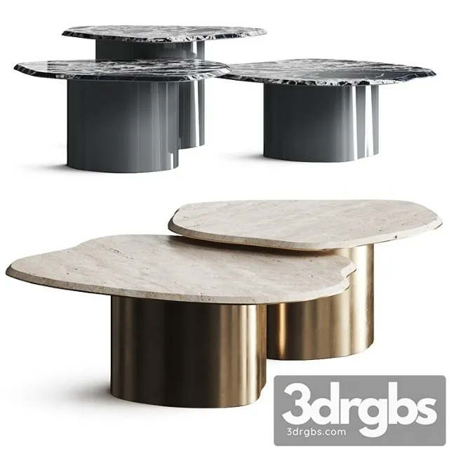 Secolo Fragment Coffee Tables 3D Model Download Secolo Fragment Coffee Tables 3D Model Download