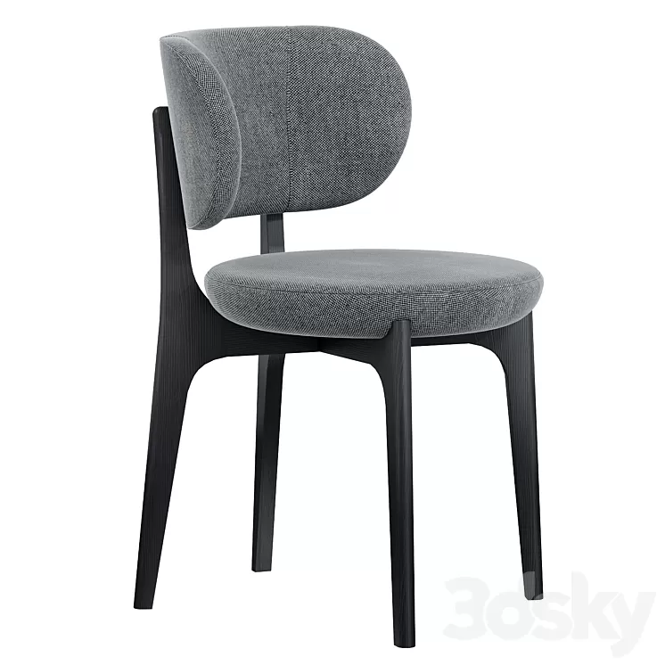 Secolo RICHMOND Dining Chair 3D Model Free Download
