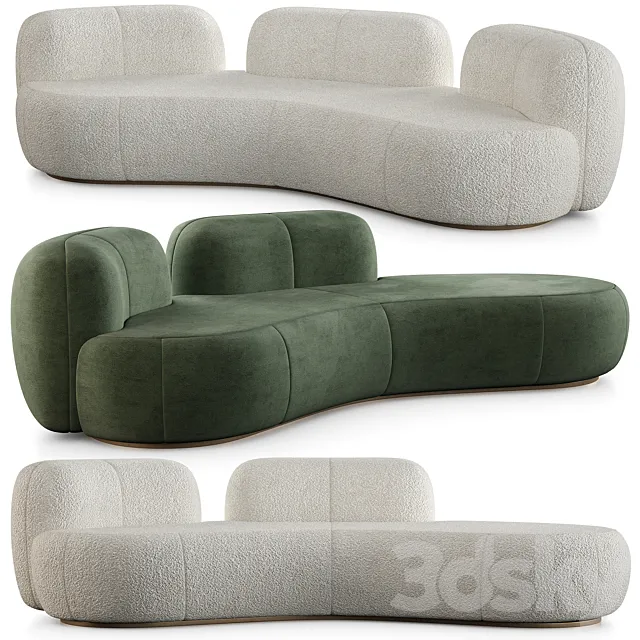 Secolo Tateyama XL Sofa 3D Model Secolo Tateyama XL Sofa 3D Model