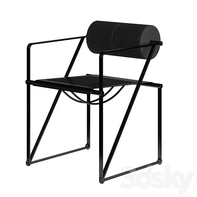 Seconda Chair by Mario Botta 3D Model