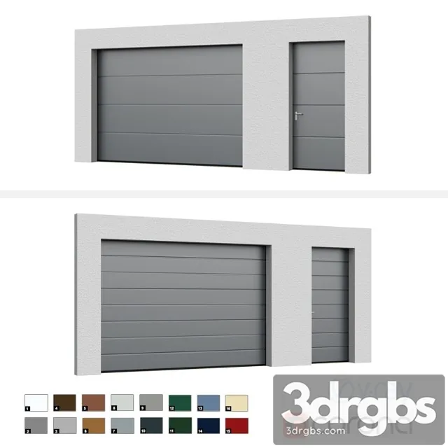 Sectional Doors Hormann LPU 3D Model Download