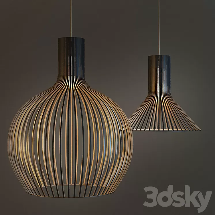 Secto Design lamps 3D Model