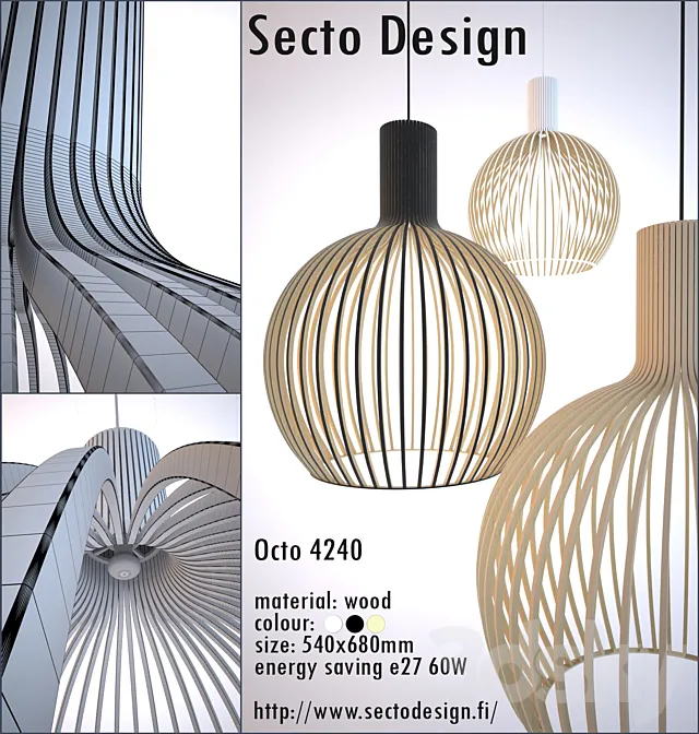 Secto Design Octo 4240 3DModel Secto Design Octo 4240 3DModel