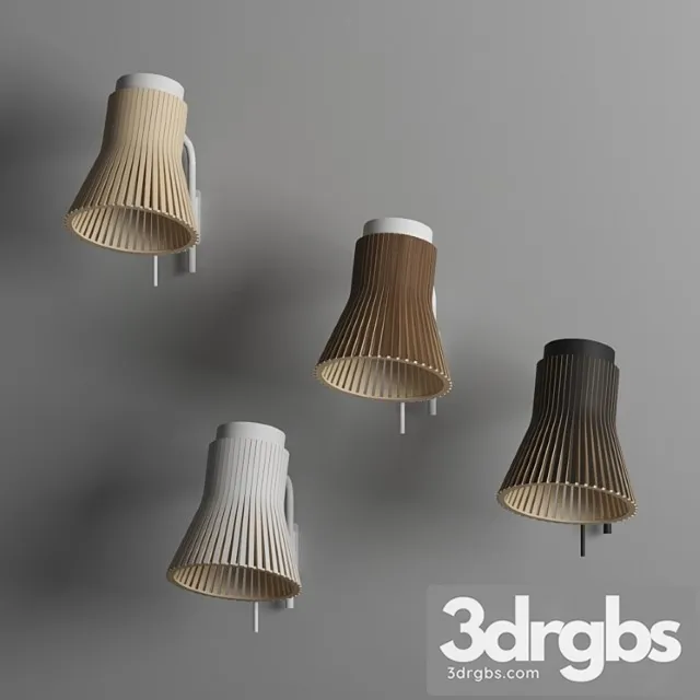 Secto design petite 4630 wall lamp 3D Model Download