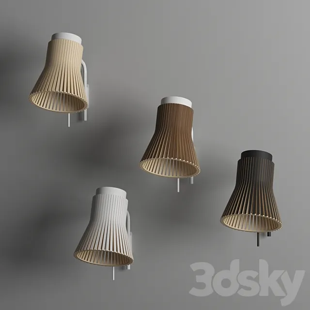 Secto Design Petite 4630 Wall Lamp 3D Model