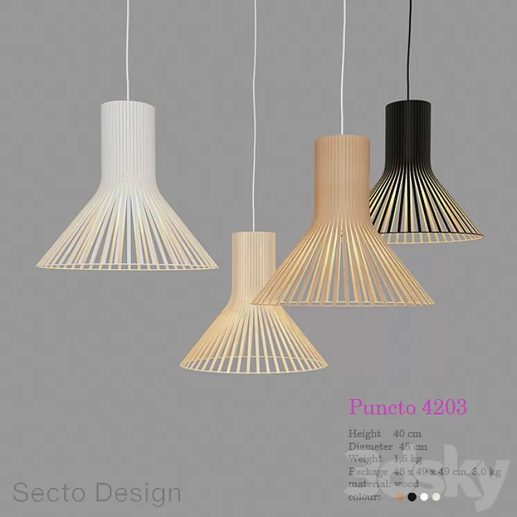 Secto Design – Puncto 4203 3D Model