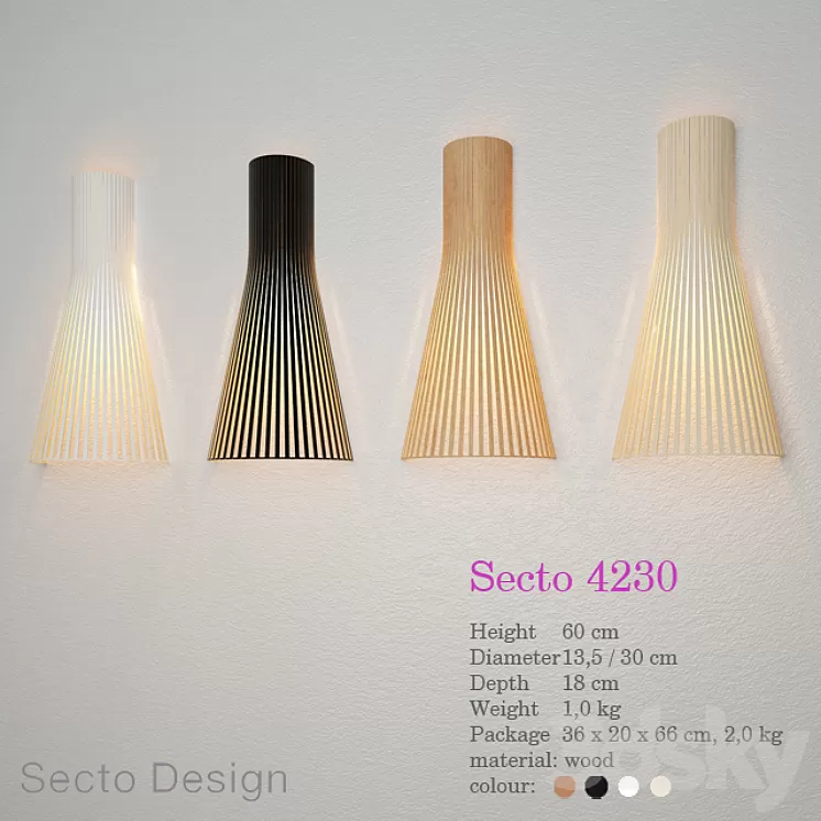 Secto Design – Secto 4230 3D Model Secto Design – Secto 4230 3D Model