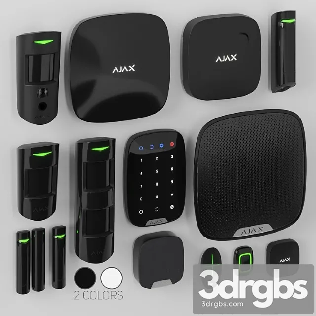 Security Alarm System Ajax 3D Model Download