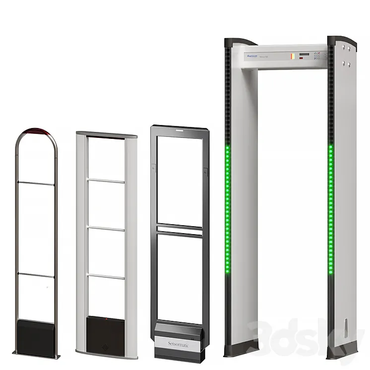 security frame 3D Model Free Download