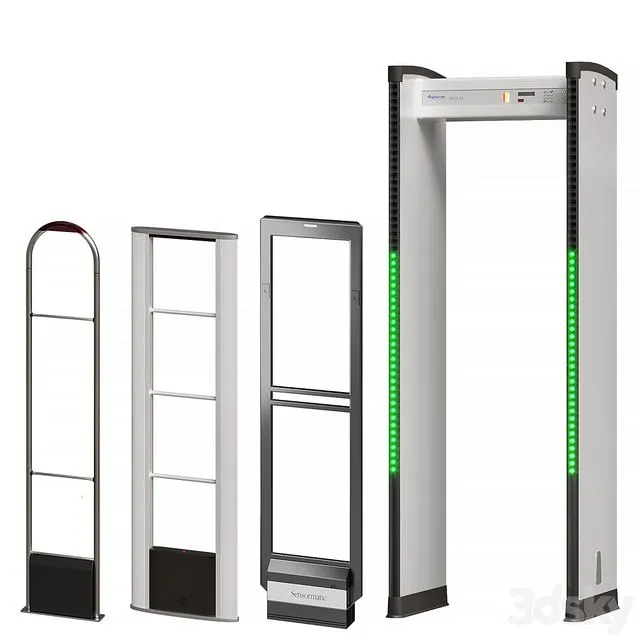 security frame 3D Model security frame 3D Model