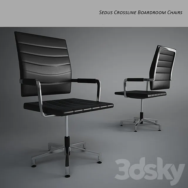 Sedus Crossline Boardroom Chairs 3D Model