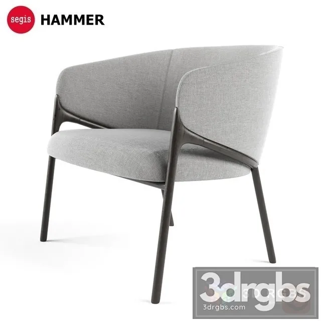 Segis Hammer Armchair 3D Model Download