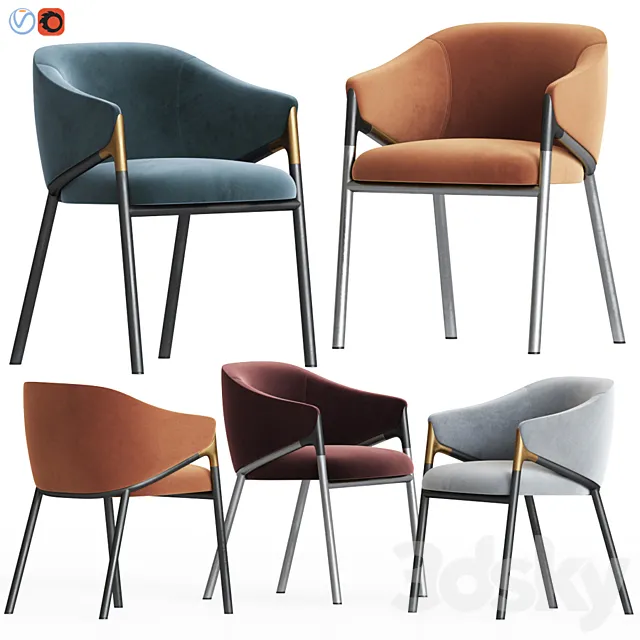 Segis Hammer Dining Chair 3D Model Segis Hammer Dining Chair 3D Model