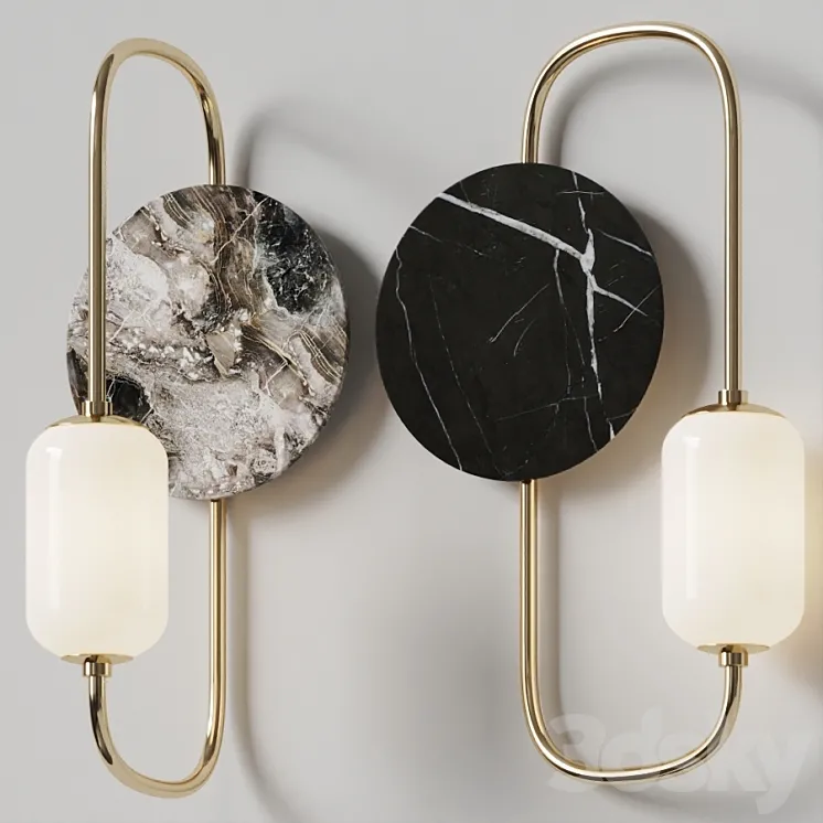 SEGMENT SCONCE – COLLECTION PARTICULIERE – Monologue 3D Model Free Download