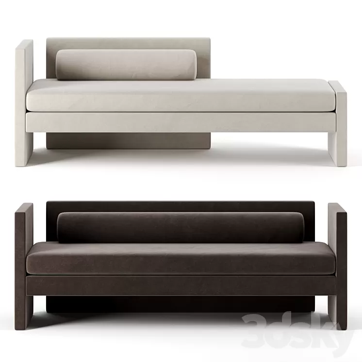 SEGMENT SOFA and DAYBED by TRNK 3D Model