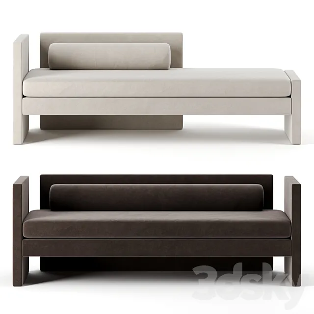SEGMENT SOFA and DAYBED by TRNK 3DModel