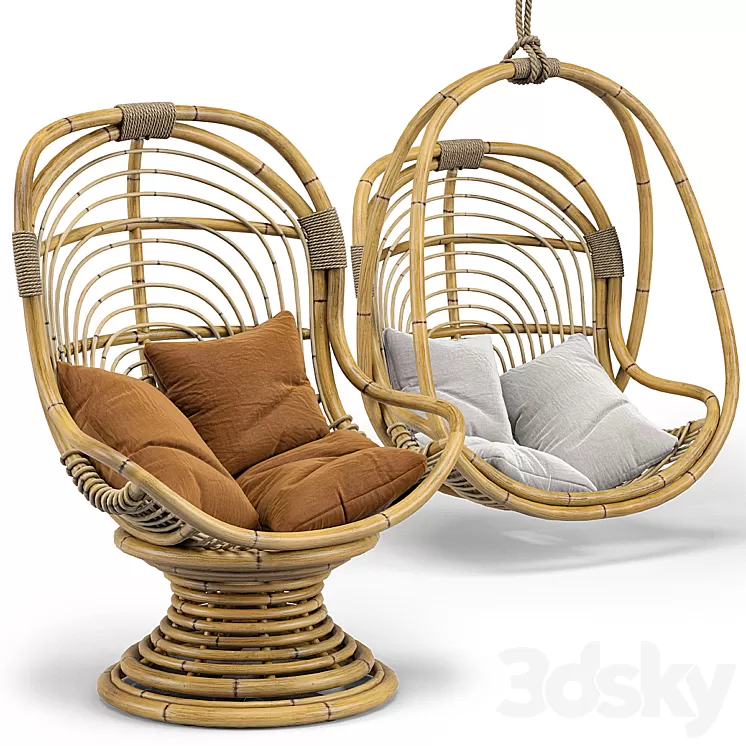 Selamat San Blas Chair Hanging Chair 3D Model