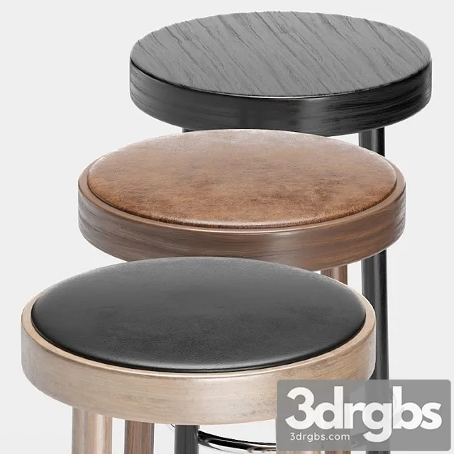 Select bar stool 11-373 by horgenglarus 2 3D Model Download Select bar stool 11-373 by horgenglarus 2 3D Model Download