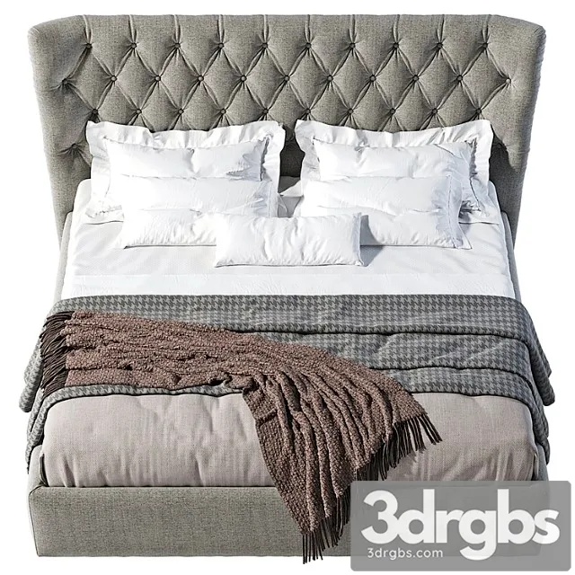 Selene bed bolzan 2 3D Model Download Selene bed bolzan 2 3D Model Download