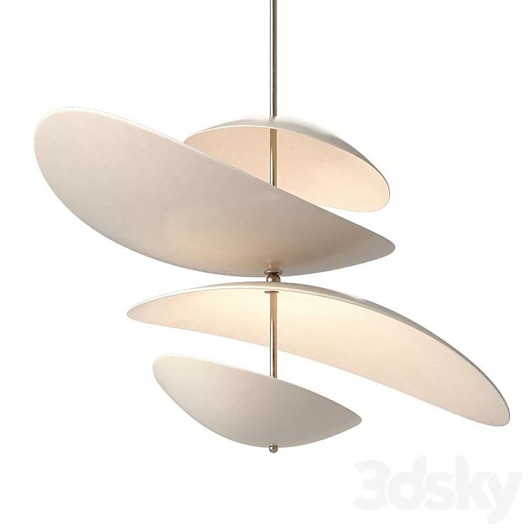 Selene pendant chandelier by Elsa Foulon 3D Model Free Download