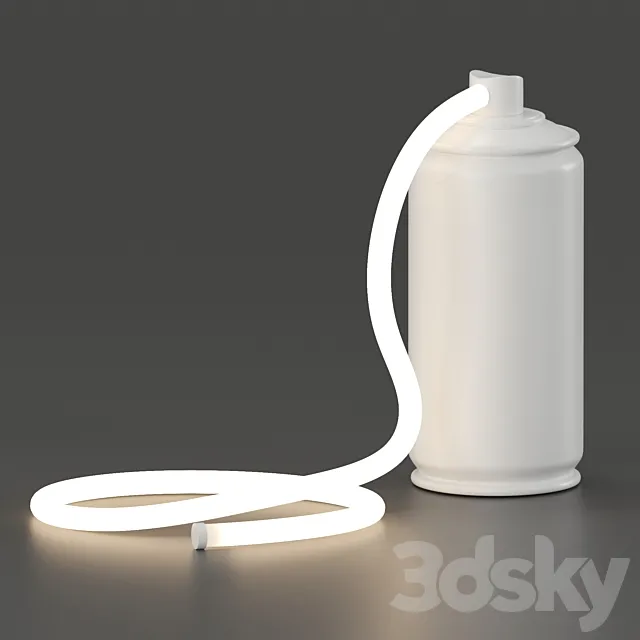 Seletti Daily Glow Spray 3D Model Seletti Daily Glow Spray 3D Model