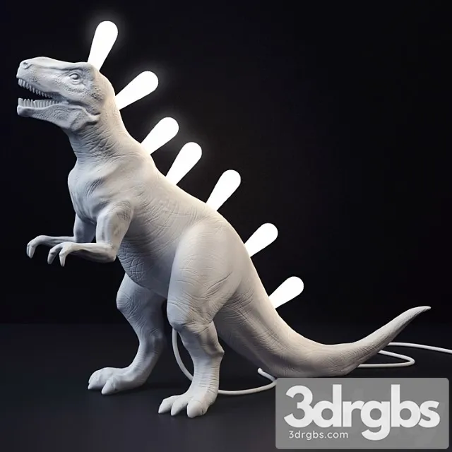 Seletti jurassic lamp rex. 3D Model Download Seletti jurassic lamp rex. 3D Model Download