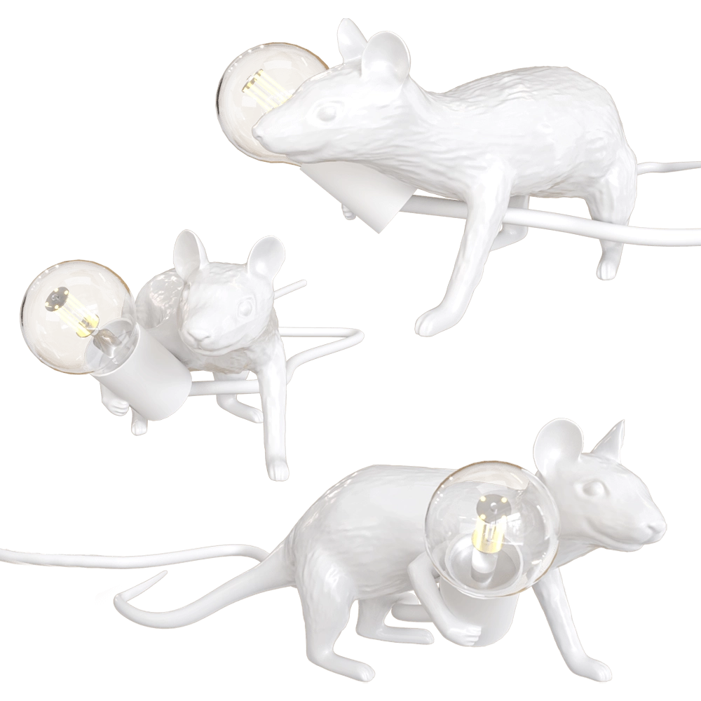 SELETTI – Lying lamp-mouse LOP 3D Model SELETTI – Lying lamp-mouse LOP 3D Model