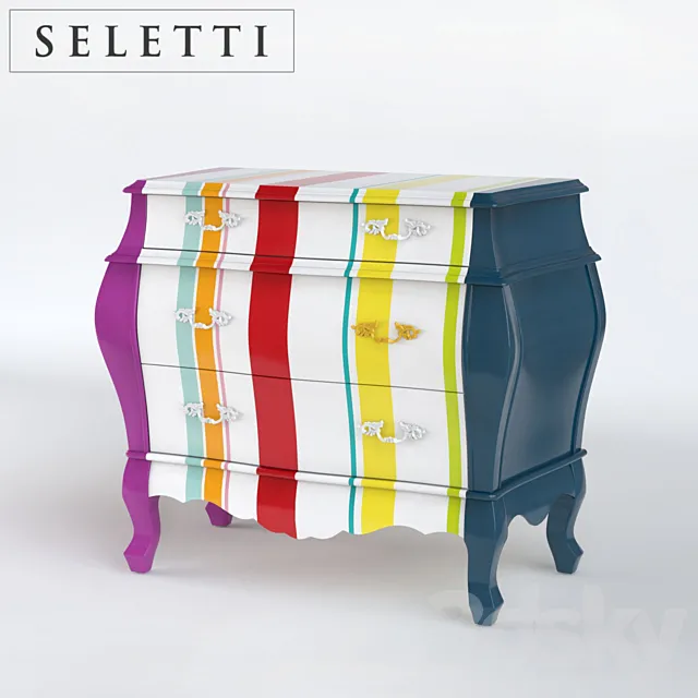 Seletti Trip 3 Drawers 3DModel
