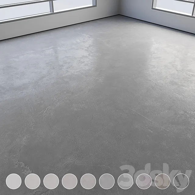 Self-leveling concrete floor No. 16 3D Model