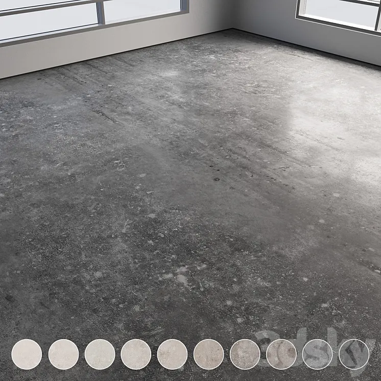 Self-leveling concrete floor No. 22 3D Model Free Download Self-leveling concrete floor No. 22 3D Model Free Download