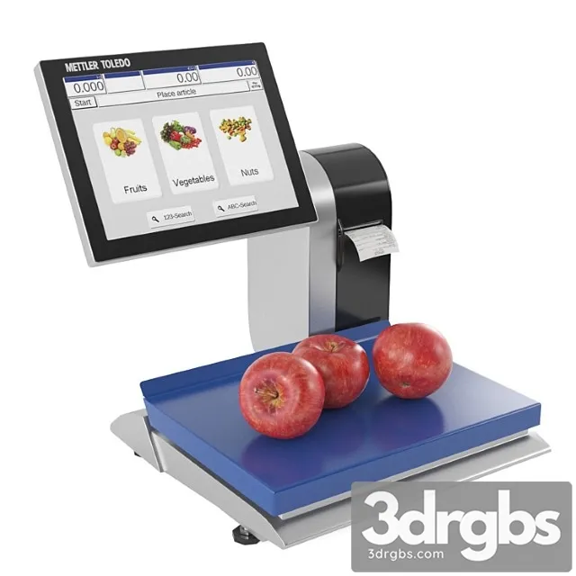 Self-service scales mettler toledo uc-gtt-m 3D Model Download