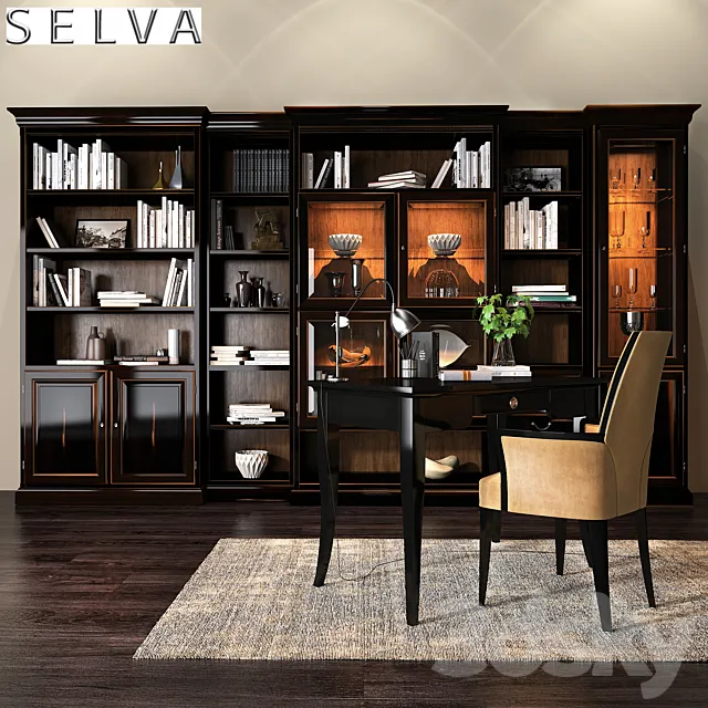 Selva Arena bookcase 3DModel