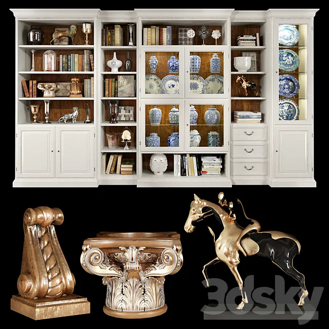 Selva arena bookshelf 3D Model