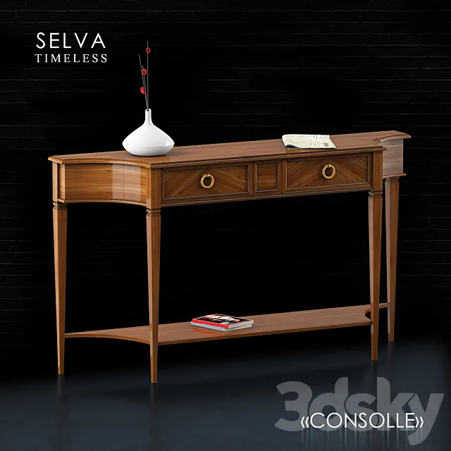 Selva Console. model Imeless 3DModel Selva Console. model Imeless 3DModel