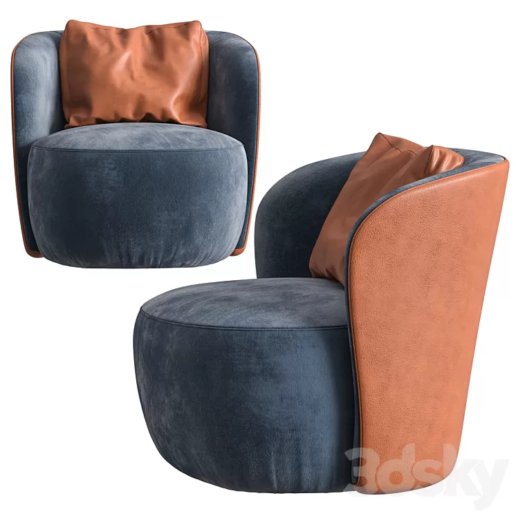 Selva lucrezia armchair 3D Model