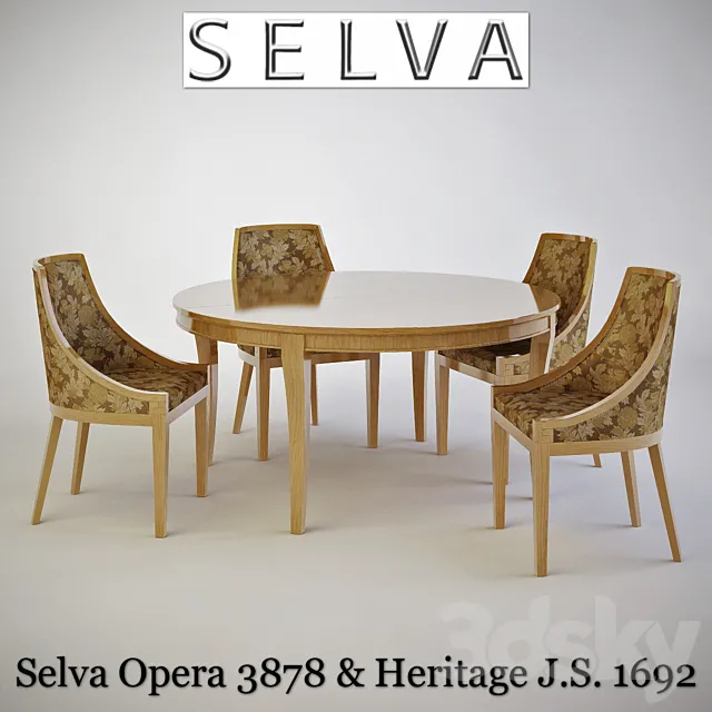 Selva Opera 3878 & Selva Heritage JS 1692 3DModel Selva Opera 3878 & Selva Heritage JS 1692 3DModel