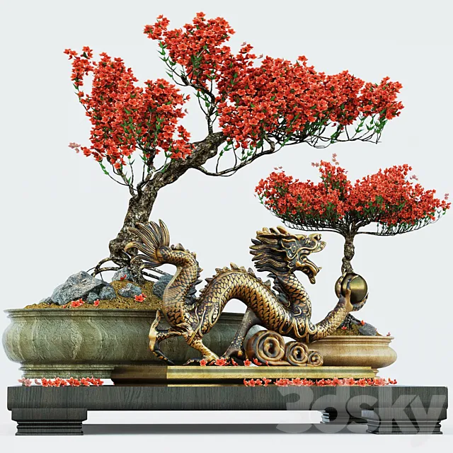 Semi bonsai 3D Model Semi bonsai 3D Model
