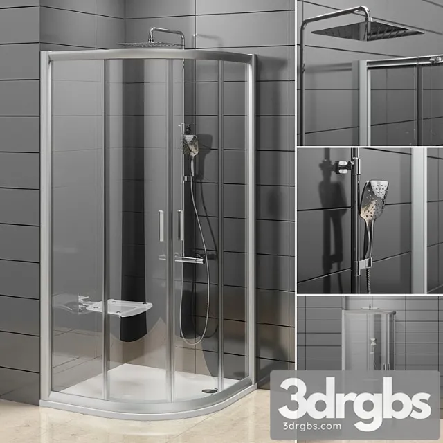 Semi Circular Ravak Rapier 3D Model Download Semi Circular Ravak Rapier 3D Model Download