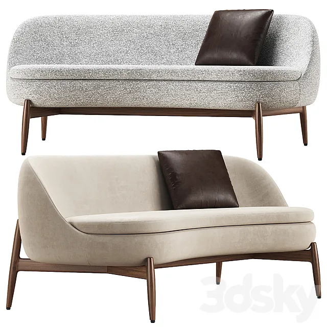 Sendai Sofa _ Minotti 3DModel Sendai Sofa _ Minotti 3DModel